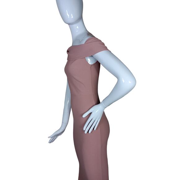 Windsor Party Dress Size Small Dusty Rose Maxi Off Shoulders - Picture 6 of 10